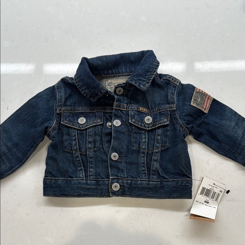 Ralph Lauren Polo kids denim jacket (size 6M)